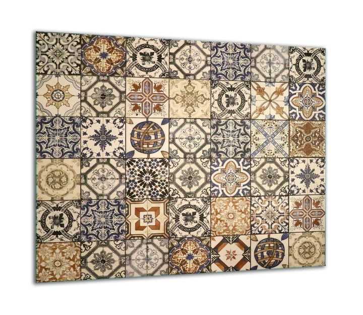 TMK ArtDeko Herdabdeckplatte 1 Teilig 60x52 cm - Spritzschutz Herdabdeckung – Herdschutz aus Sicherh