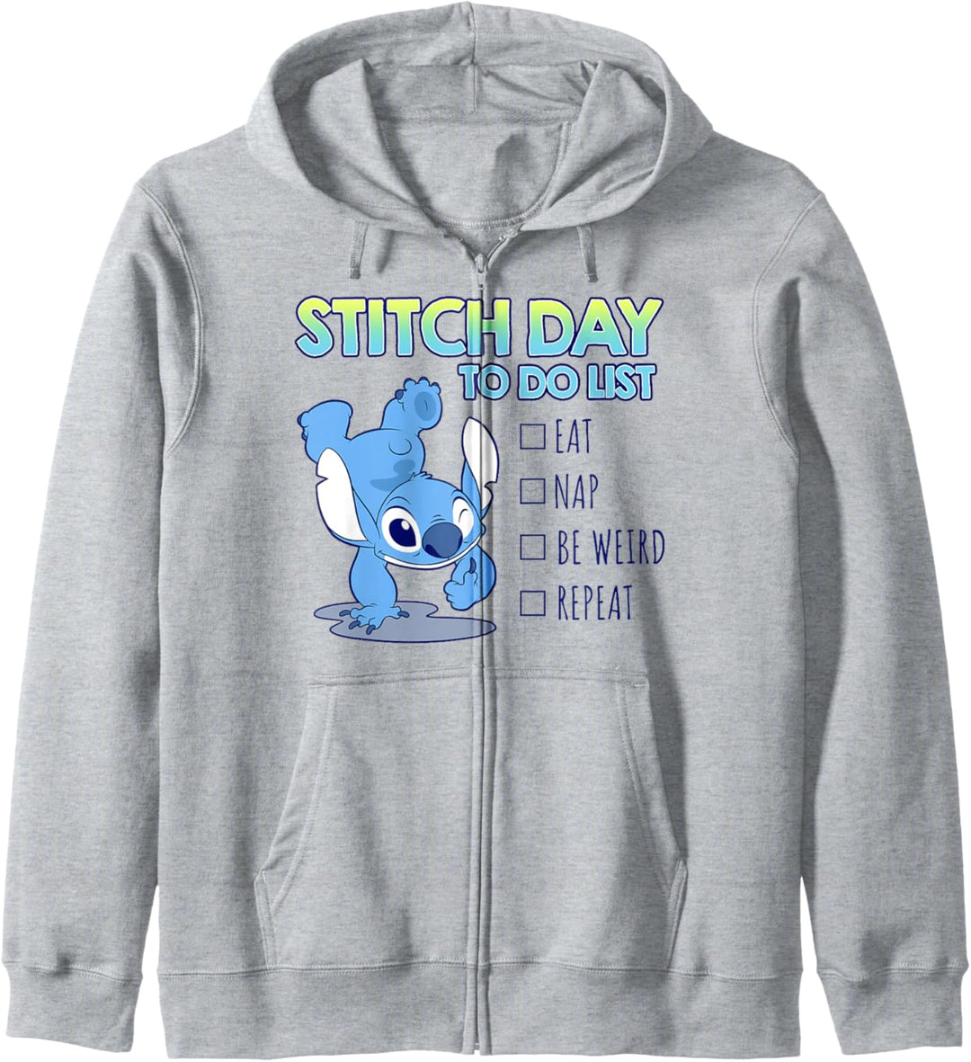 Disney Lilo & Stitch 626 Stitch Day To Do List Kapuzenjacke