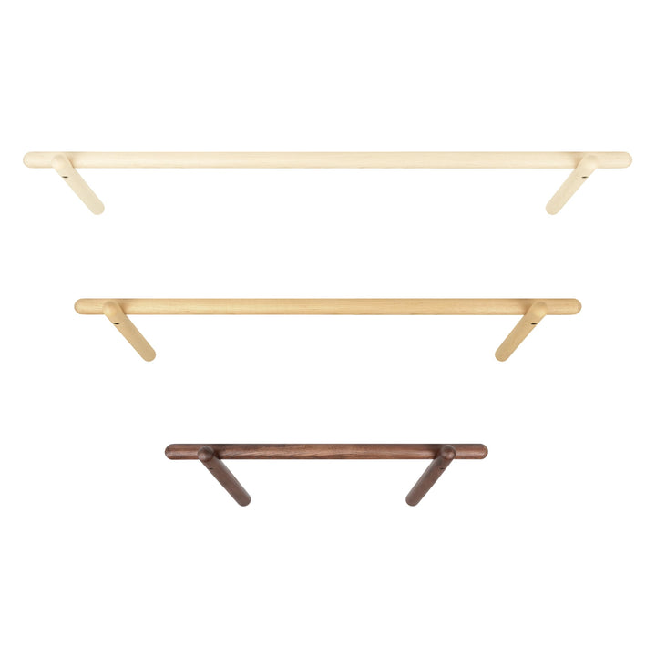Natural Goods Berlin 1x ASKA Kleiderstange Garderobe Wand Holz - Esche Kleiderstange Klein Für Die W