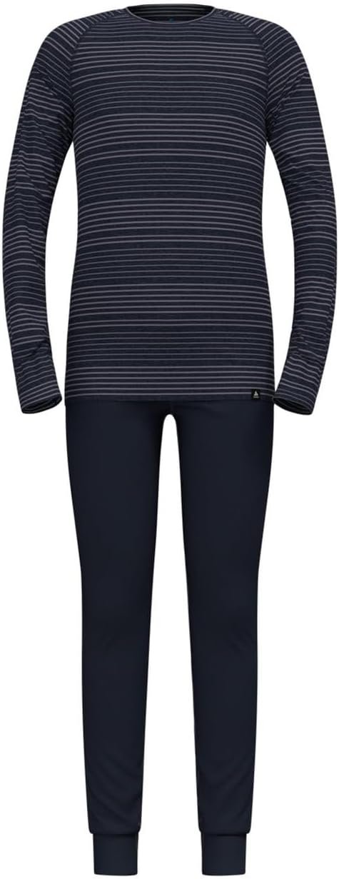 Odlo Thermounterwäsche Kinder Active Warm I Winterleggings und Langarm Thermoshirt Mädchen Jungen I