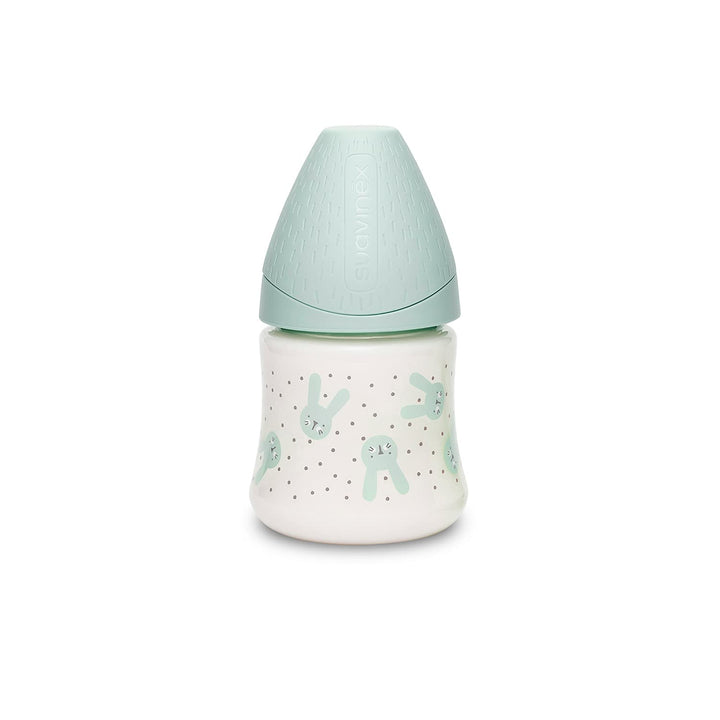 SUAVINEX Premium-Set für das Neugeborene Babyflasche 150 ml + 270 ml + 360 ml + Milchdosierer + Schn