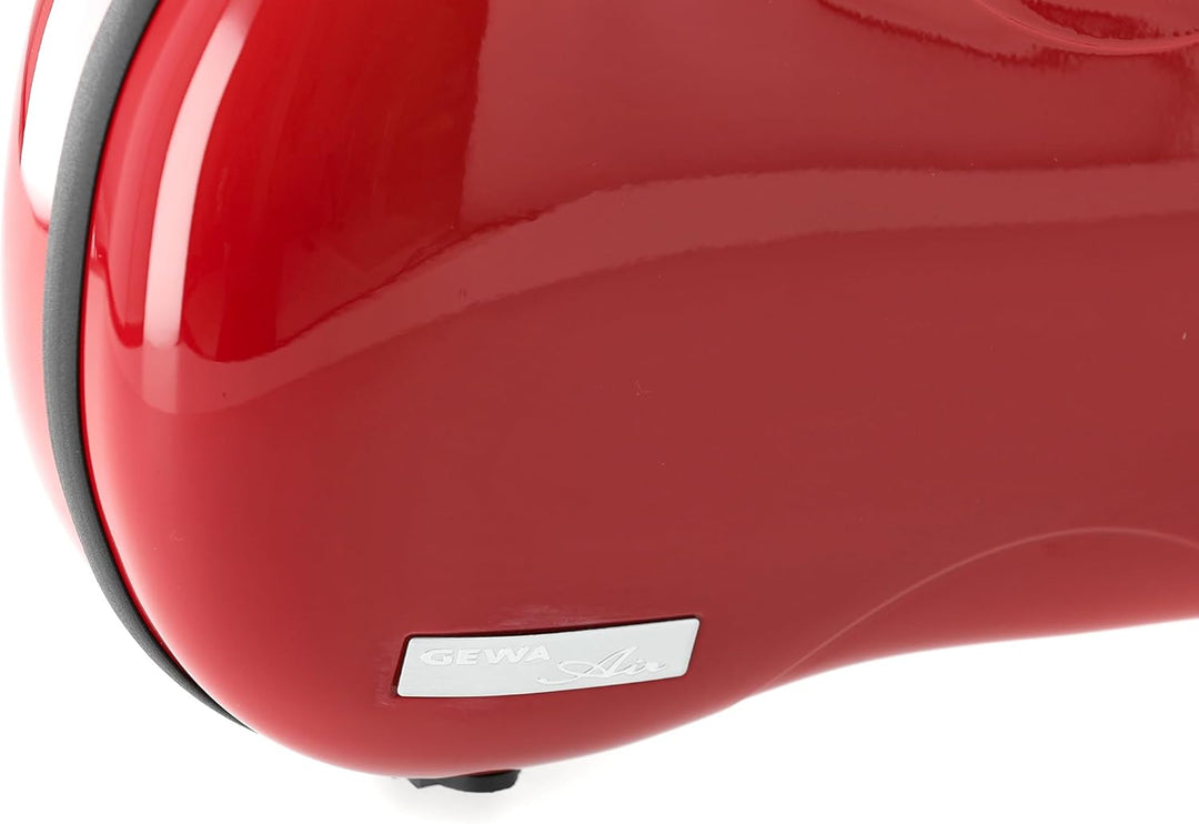 GEWA Violinformetui AIR 1.7 rot hochglanz, mit zusätzlichem Seitengriff, Made in Germany mit zusätzl