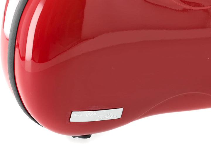 GEWA Violinformetui AIR 1.7 rot hochglanz, mit zusätzlichem Seitengriff, Made in Germany mit zusätzl