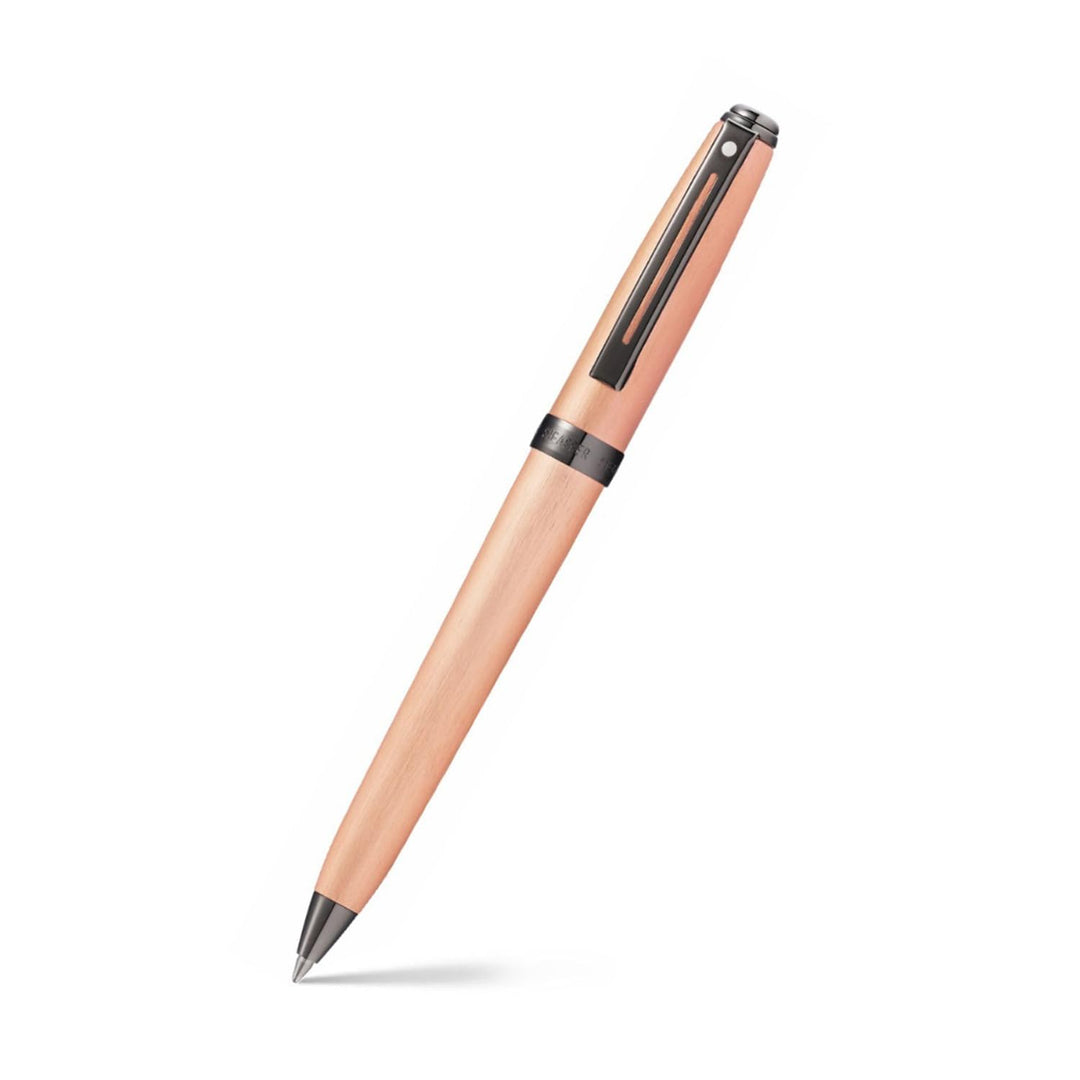 Sheaffer Prelude Kugelschreiber, nachfüllbar, gebürstetes Kupfer, PVD-Rand