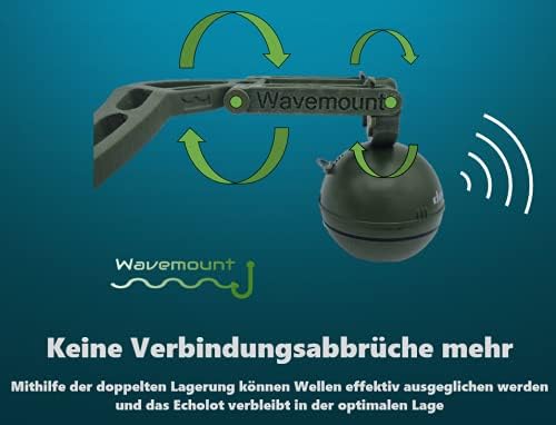 Wavemount - Deeper Halterung für alle Futterboote und Schlauchboote Bundle (Befestigungssatz)