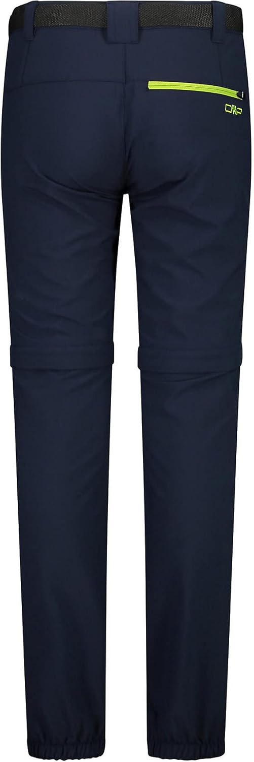 CMP Jungen Hose Zip Off Hose 128 B. Blau-limettengrün, 128 B. Blau-limettengrün