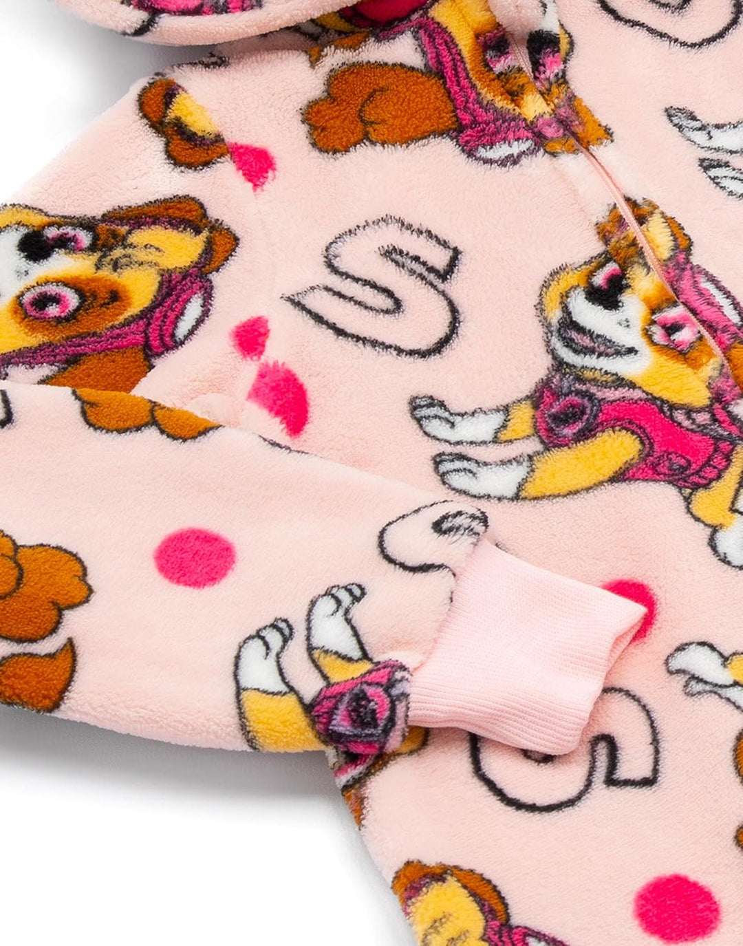 PAW PATROL Girls Onesie Kinder rosa Skye Rettung Welpe alle in einem PJs, 3-4 Jahre