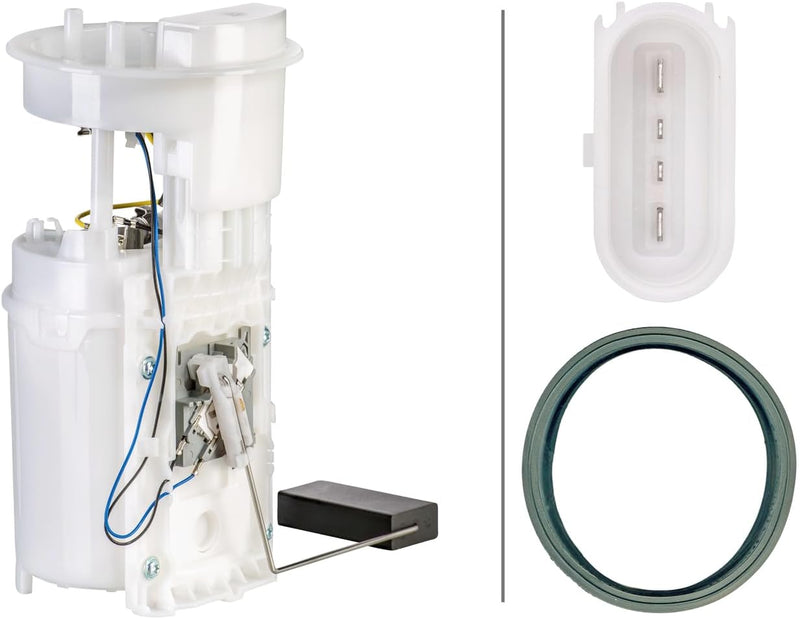 HELLA 8TF 358 106-101 Kraftstoff-Fördereinheit - elektrisch - 4-polig - mit Dichtung/mit Tankgeber