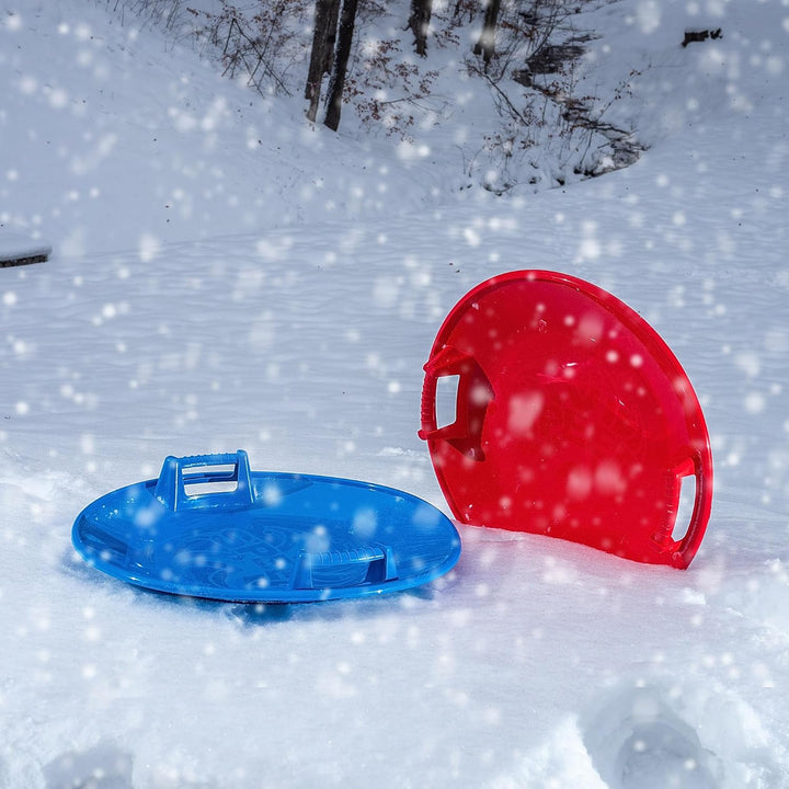 KADAX Runder Poporutscher ø 65 cm für Kinder & Erwachsene, grosser Tellerrutscher aus Kunststoff, Ru