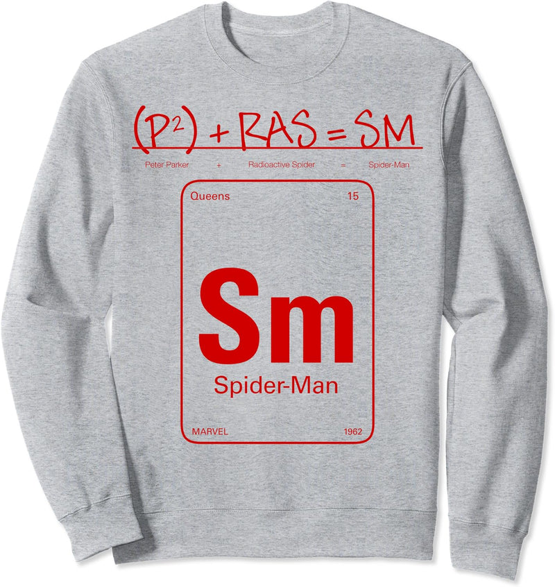 Marvel Spider-Man Periodic Equation Poster Sweatshirt