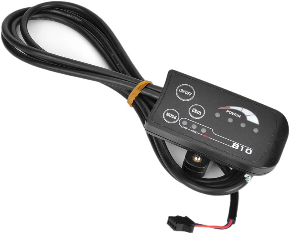 Led Display Fahrrad, Led-Display 36V-48V Elektrofahrrad, Elektrisches Fahrrad 810 LED Anzeige mit 5-