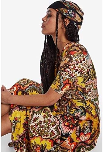Desigual Damen 19wwvk664092 Kleid, Grün, 26 Kurz EU