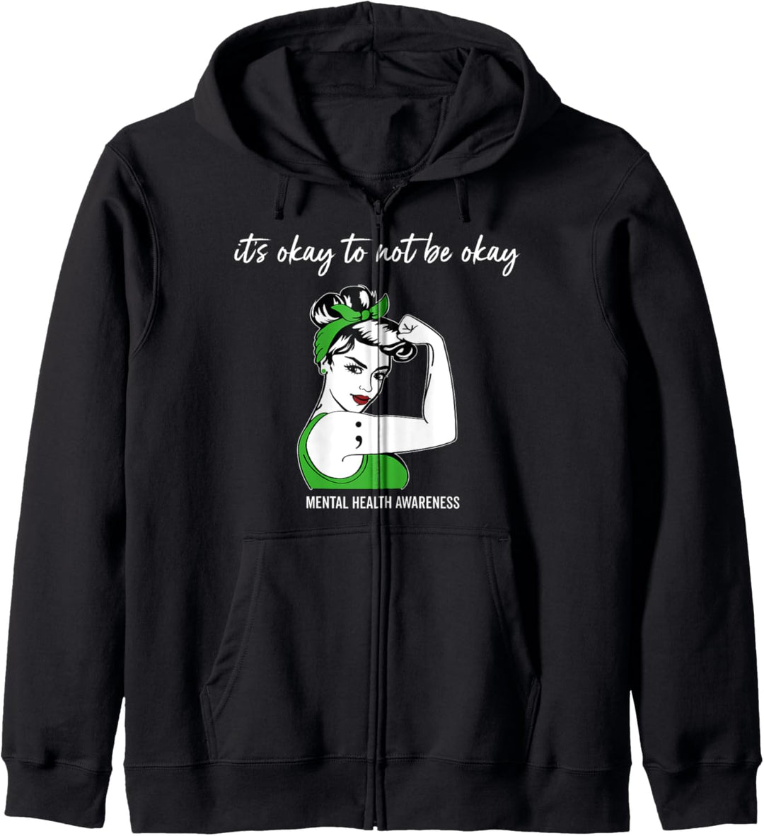 Depression Kleidung für Frauen & Mental Health Awareness Kapuzenjacke