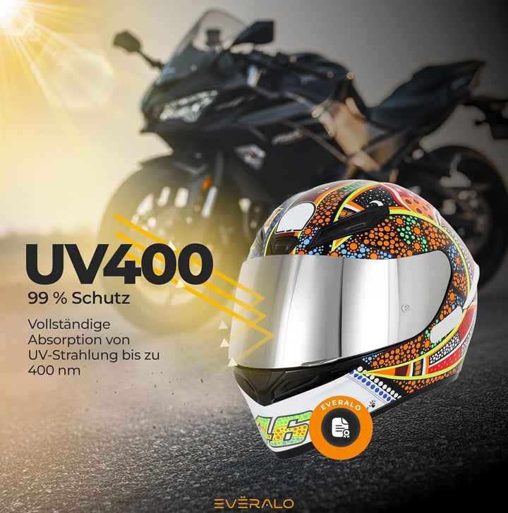 Everalo Kompatibel mit Agv K1 Visier - K3sv - K5 - K5s - K1s - S4sv - Horizon - Skyline - Strada - S