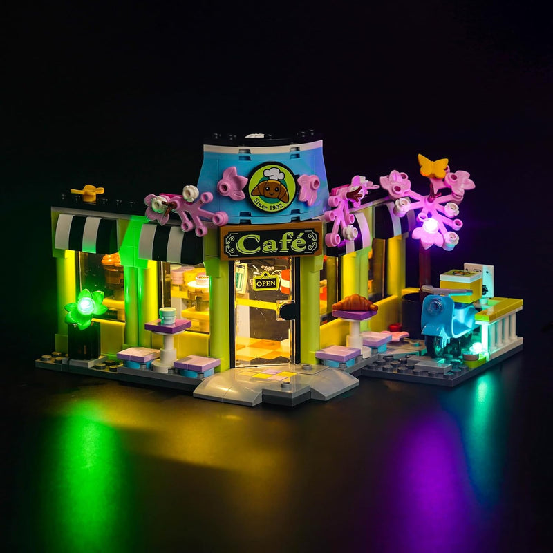 LocoLee Licht Kompatibel mit Lego Friends Heartlake City Café, Nur Lichter Set - Kein Modell, Licht