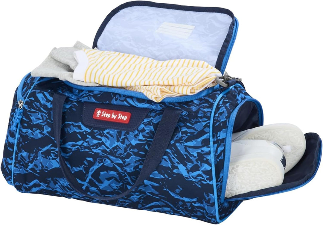 Step by Step Sporttasche Manta Rio, blau, mit Nasswäschefach, Abnehmbarer Tragegurt, Verstellbarer S