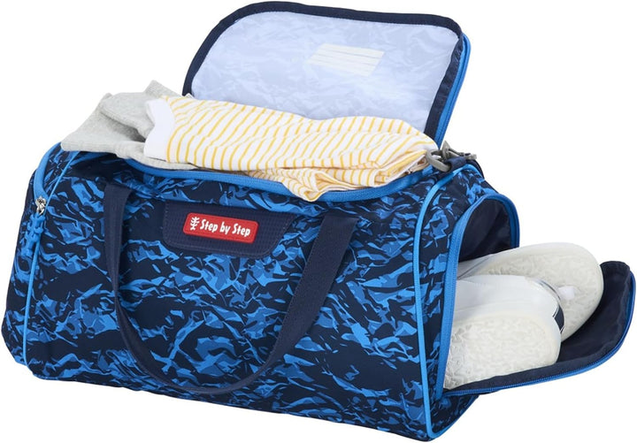 Step by Step Sporttasche Manta Rio, blau, mit Nasswäschefach, Abnehmbarer Tragegurt, Verstellbarer S
