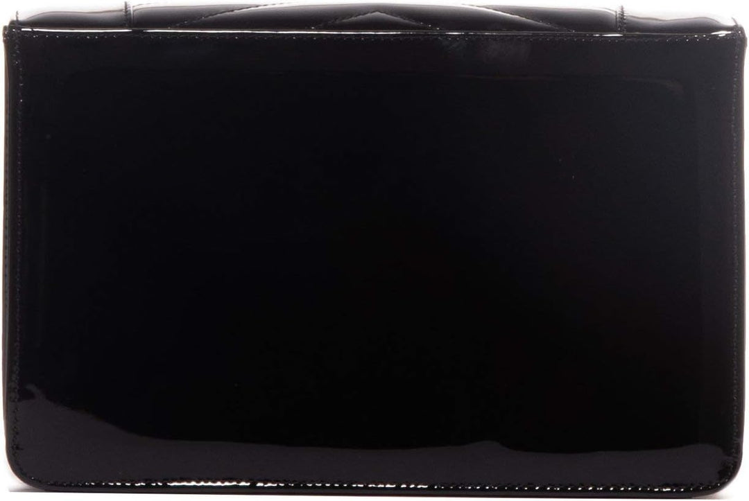 L’Intervalle Damen Georgie Stofftasche, M Black Patent, Black Patent