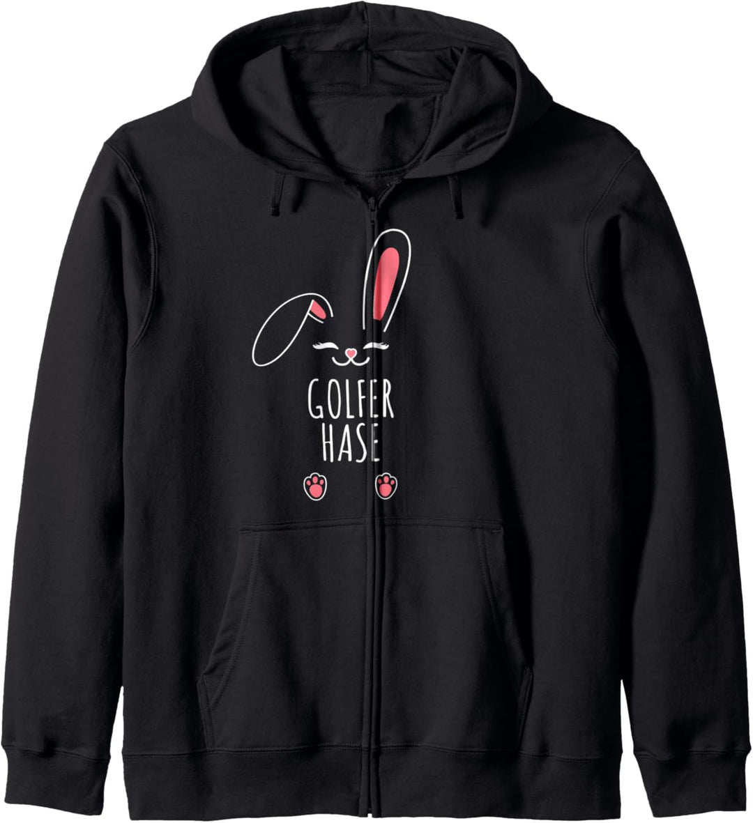 Golfer Hase Ostern Osterhase Partnerlook Outfit Oster Kapuzenjacke