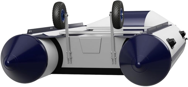 SUPROD Heckräder Slipräder Schlauchbooträder Transporträder klappbar Edelstahl ET260 schwarz/blau, s