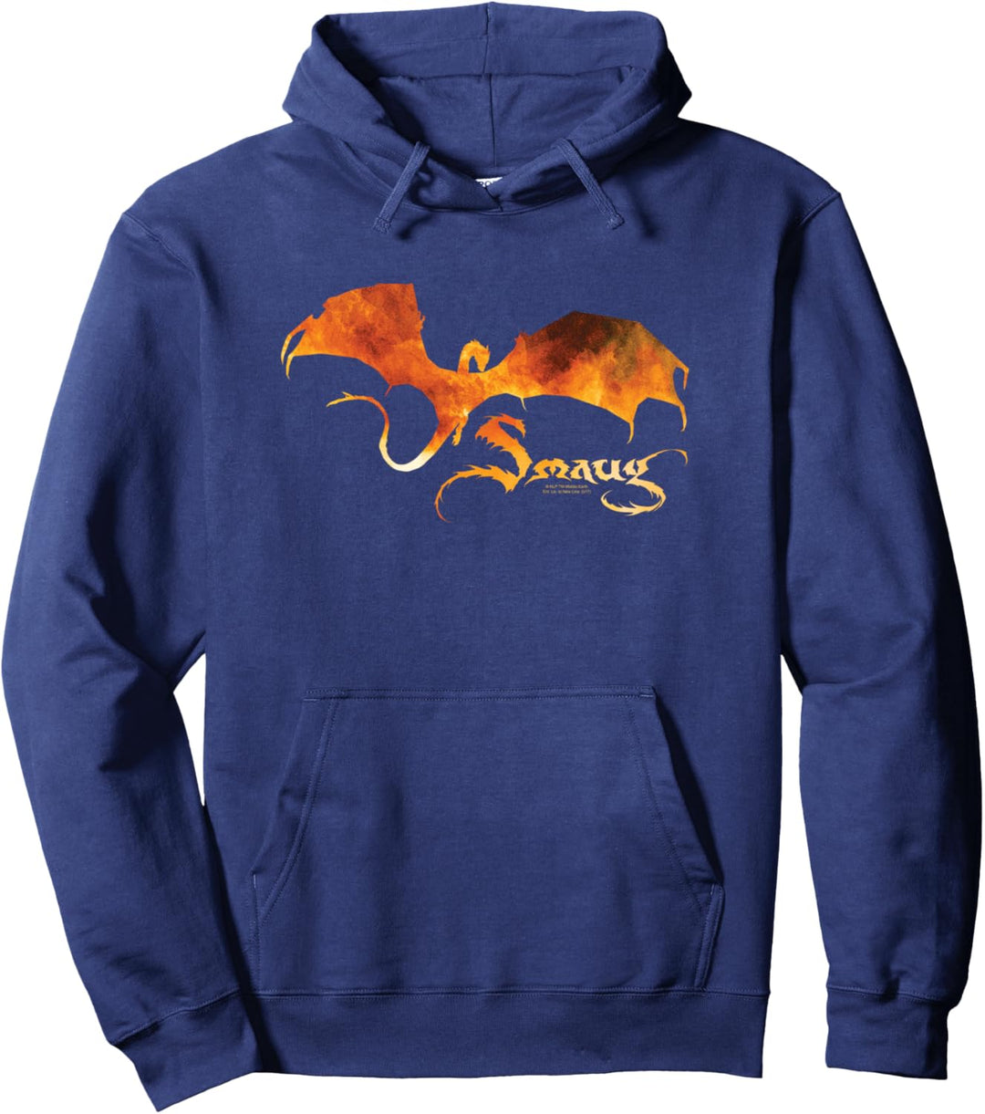 The Hobbit Smaug on Fire Pullover Hoodie
