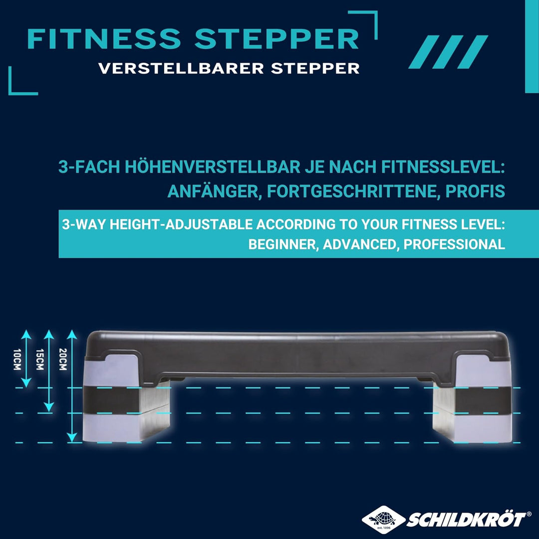 Schildkröt Fitness Fitness Stepper, 3fach h Keine Farbe Normal, Normal