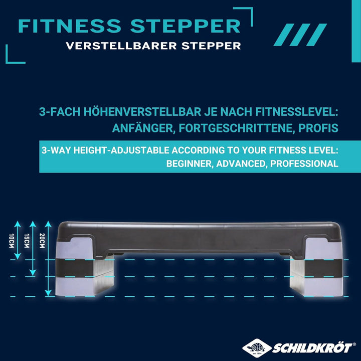 Schildkröt Fitness Fitness Stepper, 3fach h Keine Farbe Normal, Normal