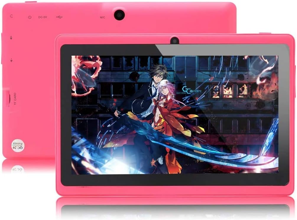 Haehne 7 Zoll Tablet PC, Android 5.0, A33 Quad Core, 1GB RAM 8GB ROM, Dual Kameras, WiFi, Bluetooth,