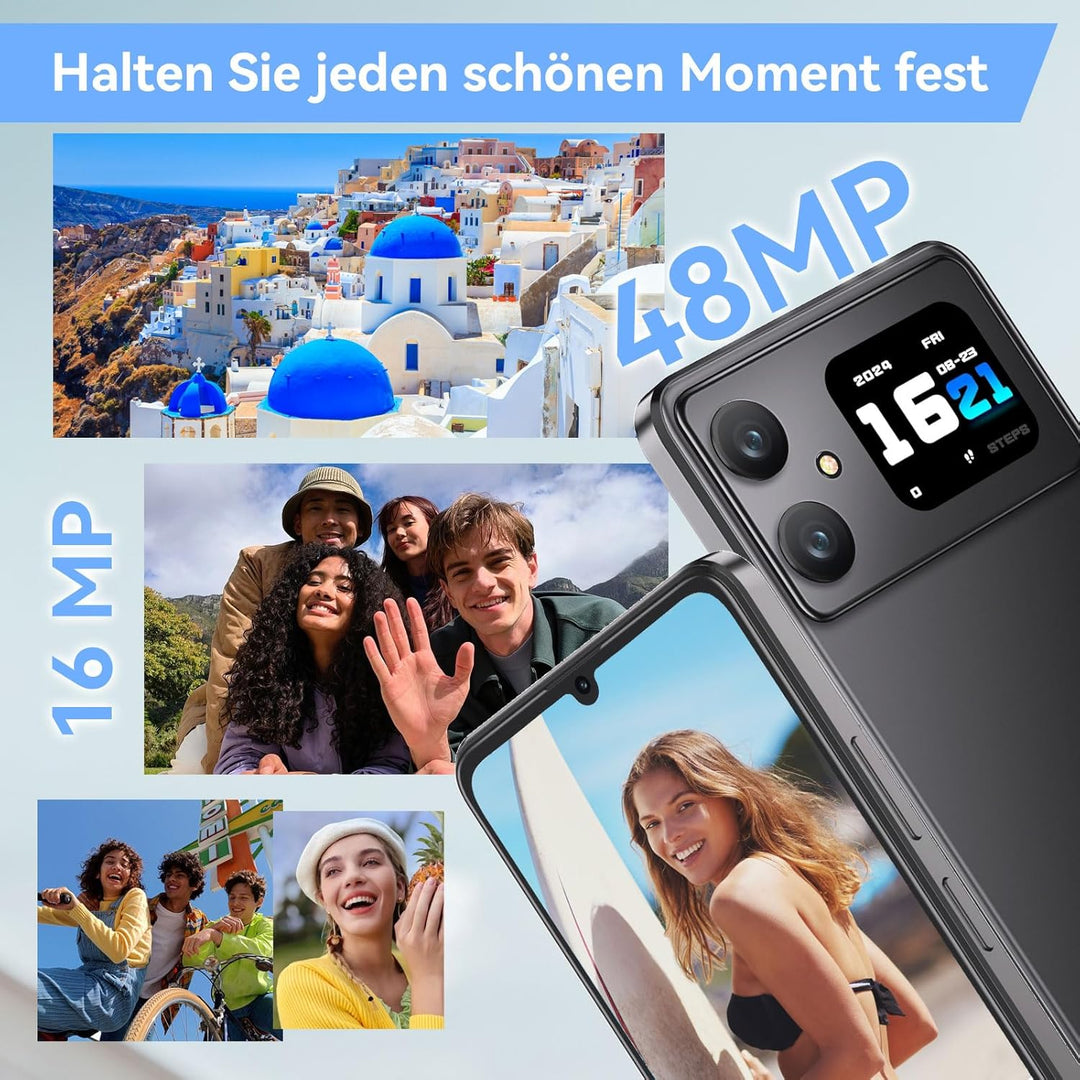 CUBOT A20 Handy Ohne Vertrag Android 14,6.75'' HD+ Octa-Core 90Hz Günstig Smartphone,12GB+128GB/1TB