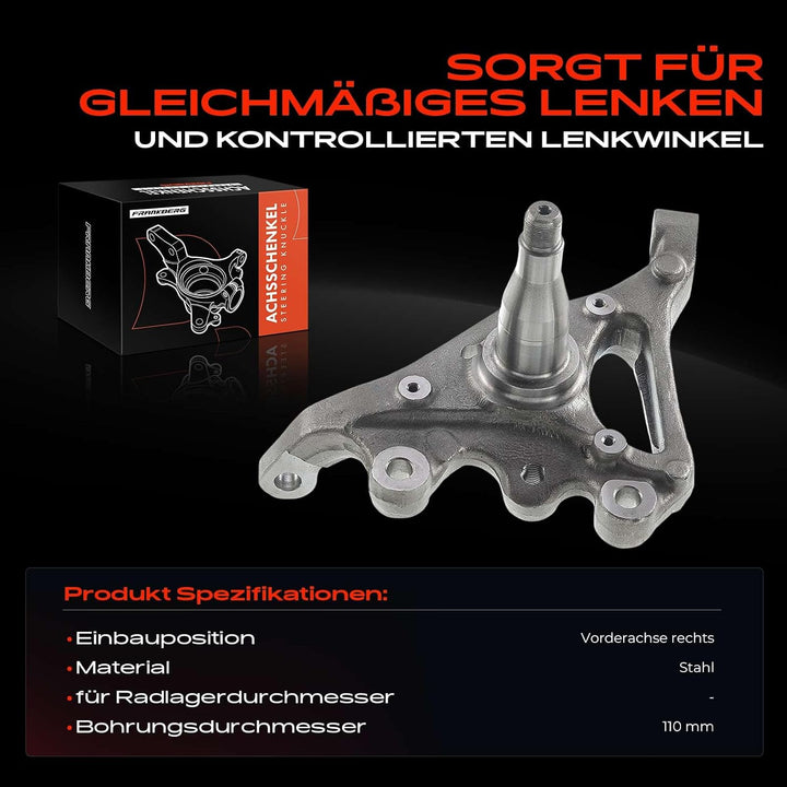 Achsschenkel Radaufhängun Vorne Rechts für C-Klasse W203 W204 C204 CL203 S203 S204 CLK C209 A209 E-K