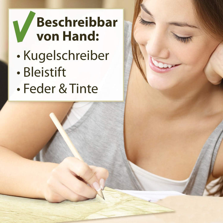 Marmorpapier Briefpapier BEIDSEITIG marmoriert DIN A4 braun 250 Blatt, 250 Blatt