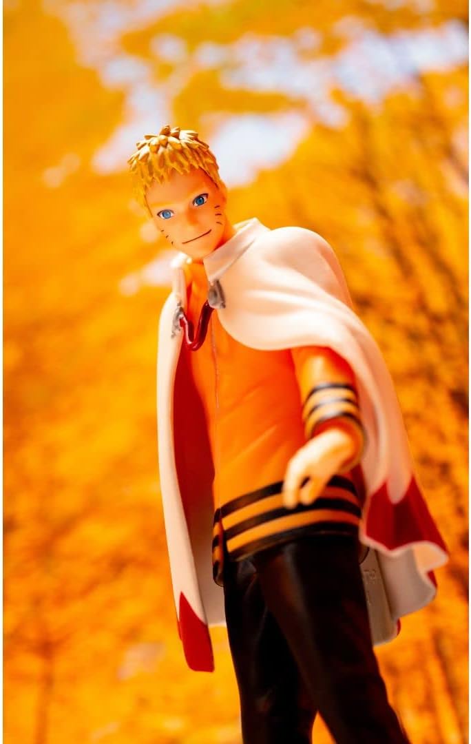 BANPRESTO Figur Statue Uzumaki Naruto Hokage 20th Anniversary BAN19134 - Höhe 16cm - Mehrfarbig