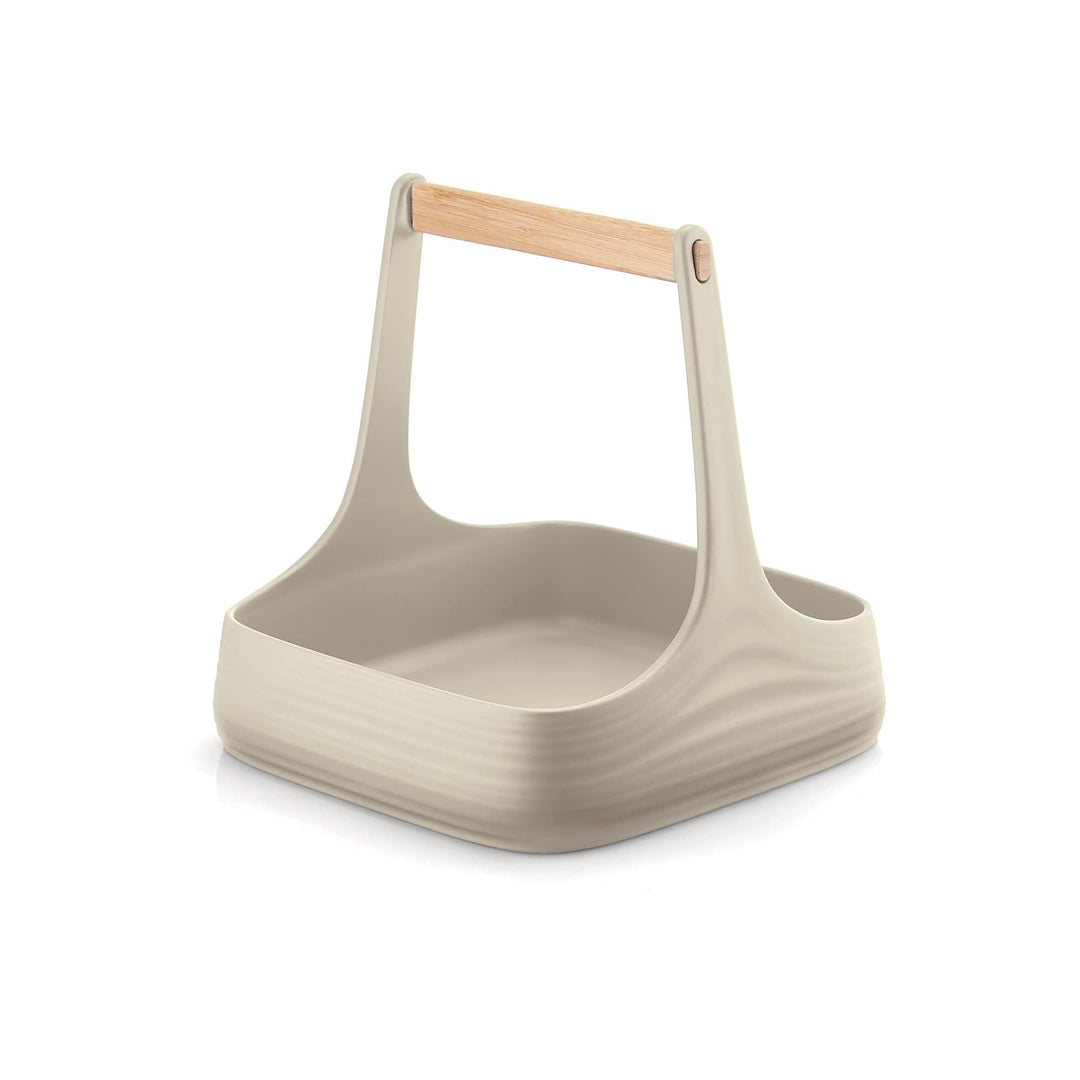 Guzzini - Tierra ALL TOGETHER, Tisch Caddy - Lehm - 17930079 22x22xh22,5 cm Ton, 22x22xh22,5 cm Ton