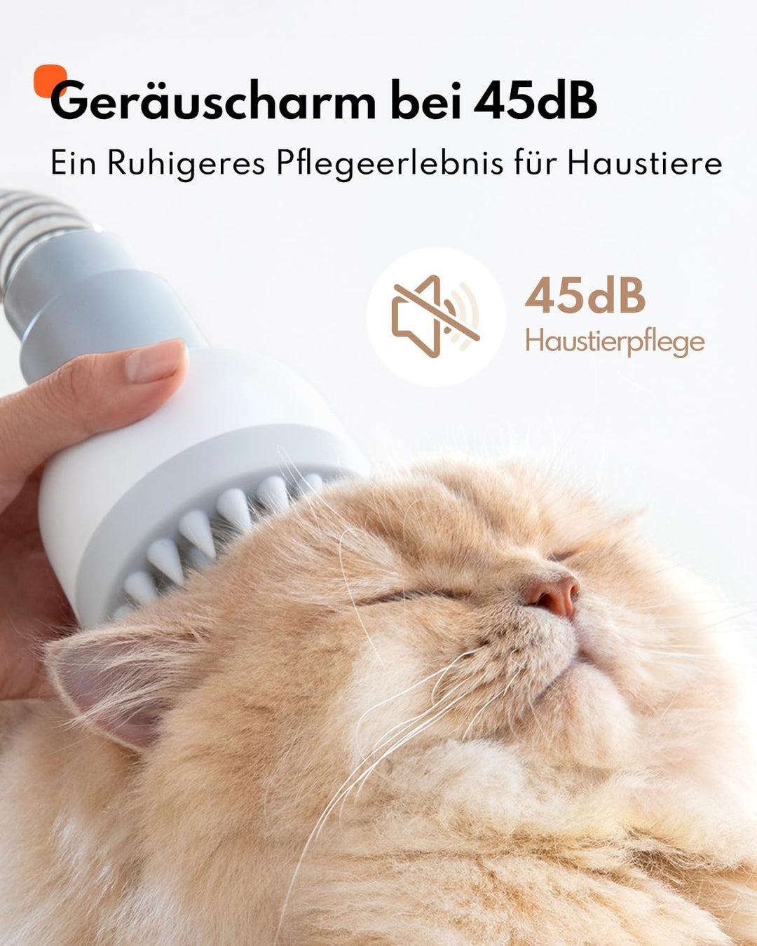 Homerunpet Hundeschermaschine mit Staubsauger, Ultraleise & Super Saugkraft Haustierpflegeset, Profi