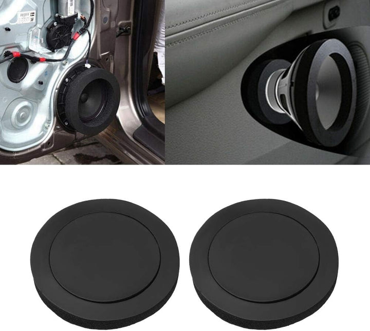 KIMISS Speaker Insulation Ring, 4 Stück Türverkleidung Schalldämmung Baumwolle Auto Lautsprecher Bas