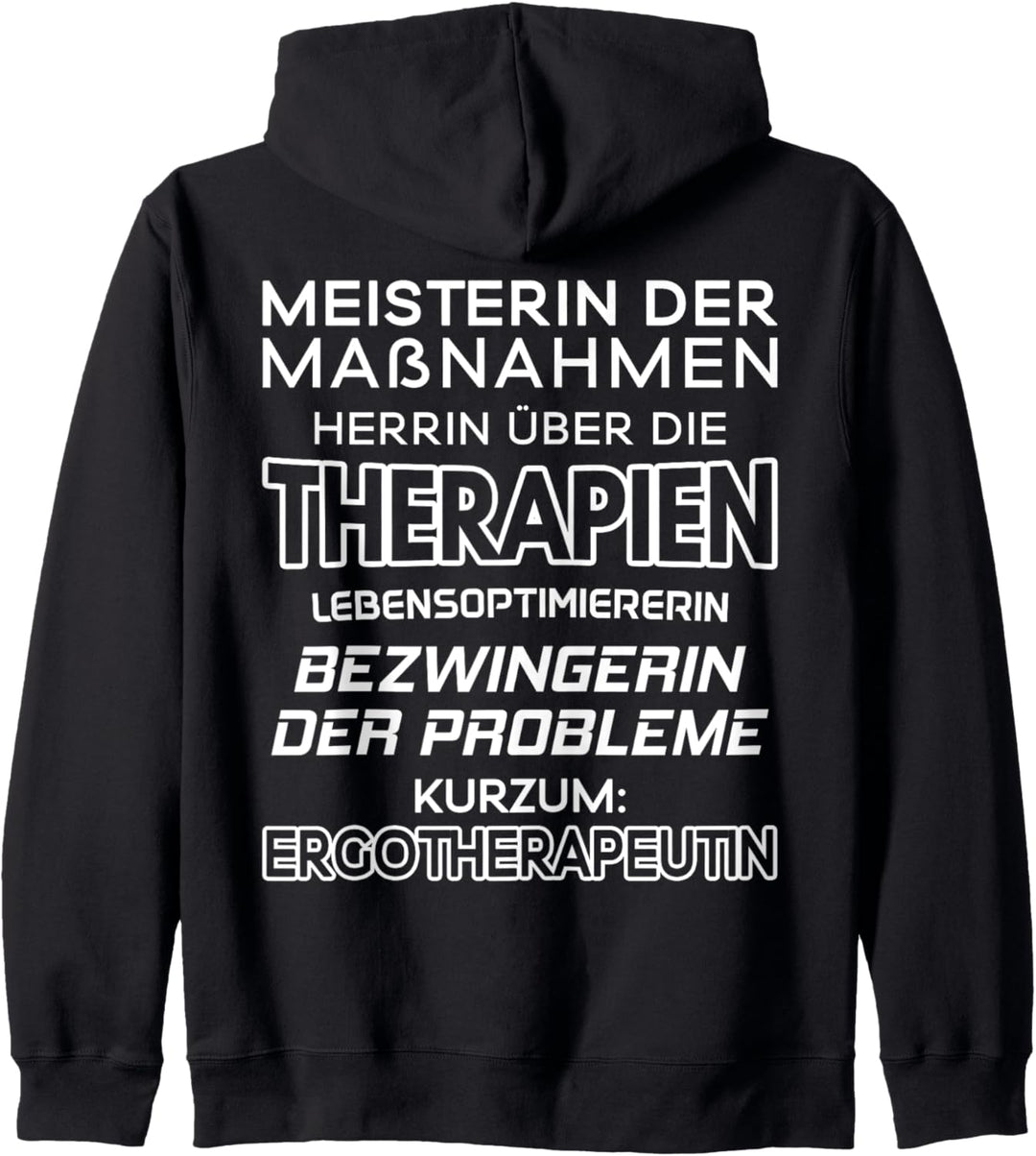 Ergotherapie Meisterin Der Massnahmen Ergotherapeutin Kapuzenjacke