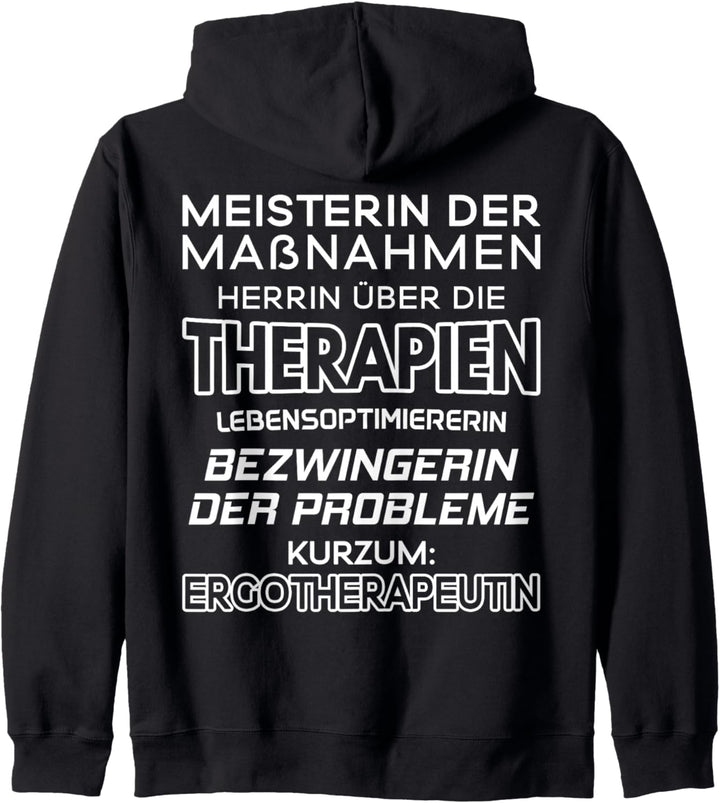 Ergotherapie Meisterin Der Massnahmen Ergotherapeutin Kapuzenjacke