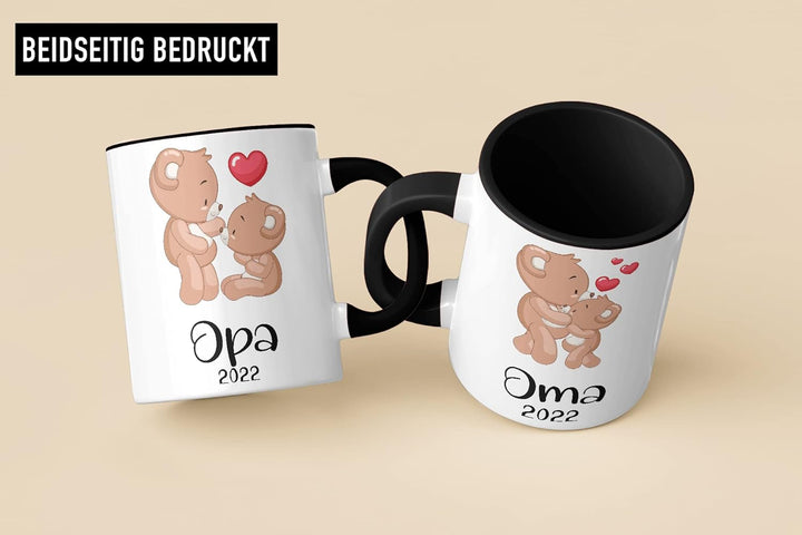 Trendation - Ihr werdet Oma und Opa 2022 Geschenk Schwangerschaft Verkünden Überraschung Baby Du Wir