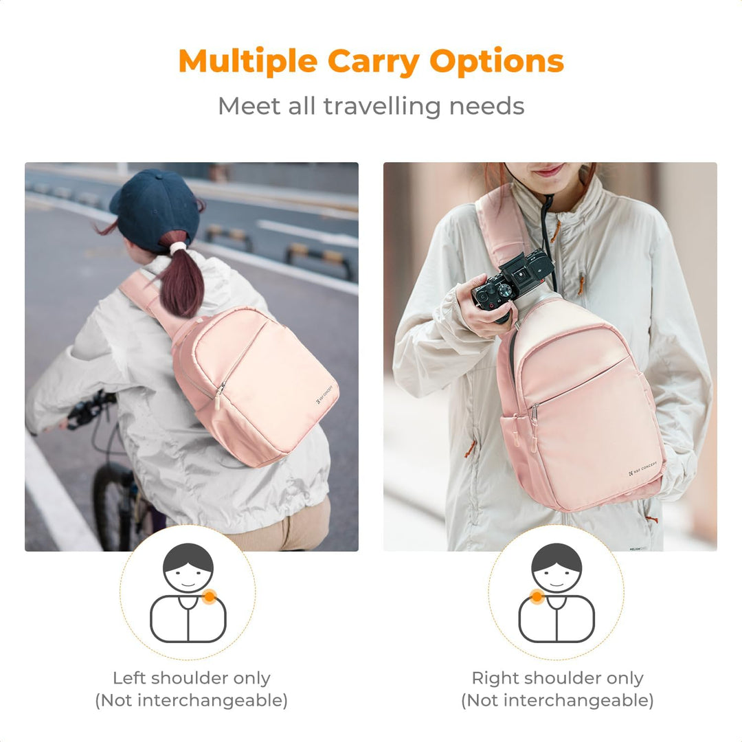 K&F CONCEPT Kameratasche, Kamera Sling Tasche Schultertasche Fotorucksack Klein, Wasserdichter Kamer