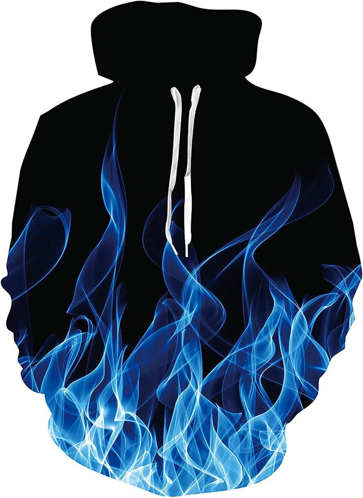 ALISISTER Unisex Hoodie Herren Damen 3D Druck Kapuzenpullover Langarm Hooded Pullover Sweatshirts mi