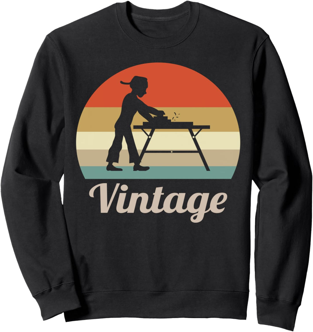Tischler Schreiner Zimmermann Handwerker Zimmerer Vintage Sweatshirt