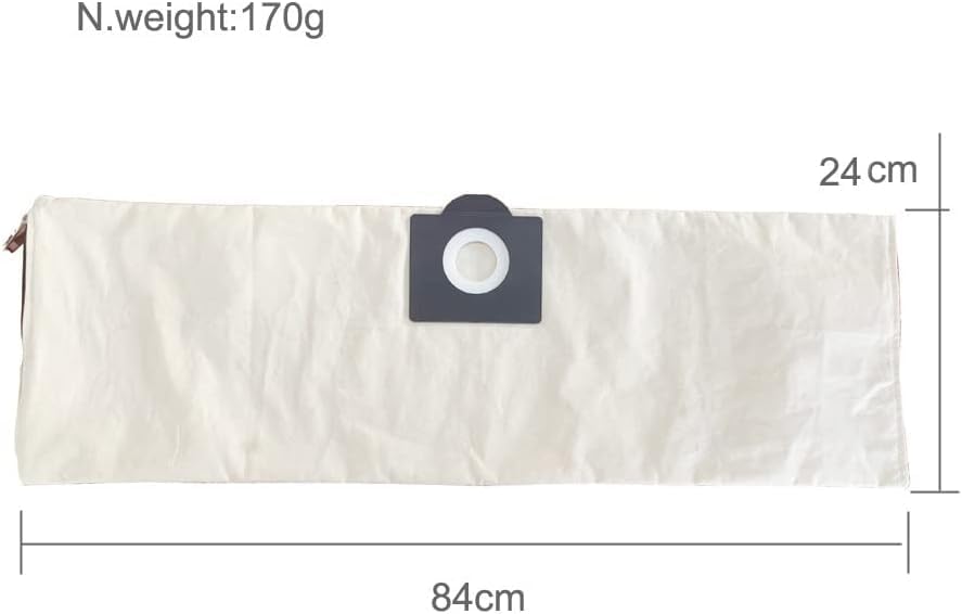 Ersatz-Staubbeutel, waschbarer Reissverschluss-Filterbeutel für Kärcher WD1/MV1/TN-Serie Staubsauger