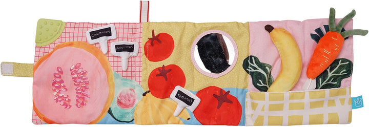 Manhattan Toy Mini-Apple Farm Crinkle-Buch für weiche Aktivitäten für Babys und Kleinkinder mit Entd