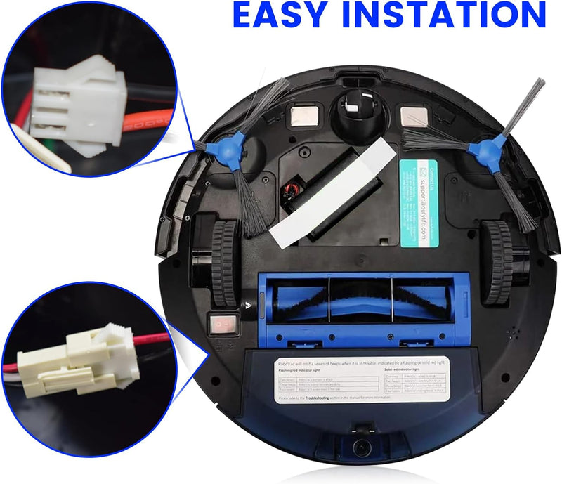 Tesvor X500 Akku, Aufgerüsteter 14.4V 3500mAh Super hohe Kapazität Li-Ion Akku für Eufy RoboVac Tesv