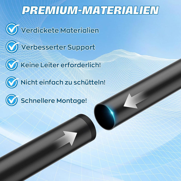 Starlink Gen 3 Halterung IMAYCC 7.9 FT Verstellbare Starlink Gen 3 Pole Mount Kit mit Starlink Gen 3