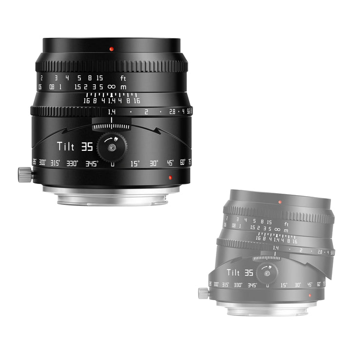 TTArtisan 35 mm TILT F1.4 APS-C Metallgehäuse, kompatibel mit Canon EOS-RF-Halterung, Schwarz 35 mm