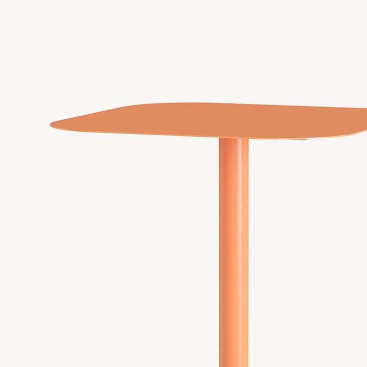 [en.casa] Beistelltisch Nastätten Gartentisch Couchtisch mit Metallgestell Sofatisch modernes Design