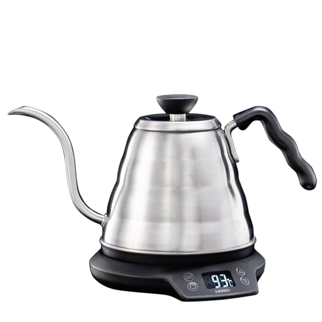 Hario Kommandant Kaffeemühle C40 MK4 Nitro Blade Liquid Amber/Edelstahl 1 ct Silber/Schwarz, 1 ct Si