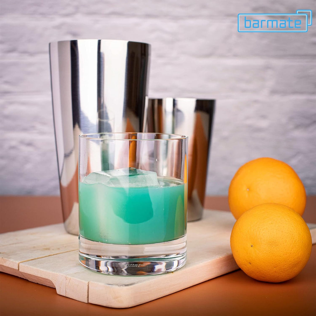 barmate Cocktail Shaker aus Edelstahl, Profi Boston Shaker, hochwertiges Barzubehör, 2-teilig 750ml