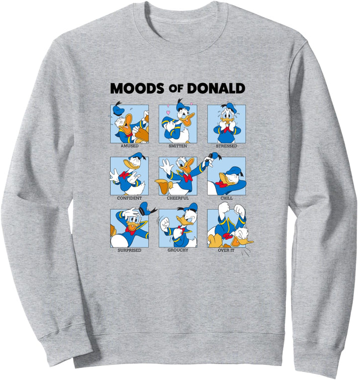 Disney Micky und seine Freunde Donald Duck Moods Box Up Sweatshirt